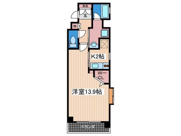 ウェスティン鉄砲町の物件間取画像